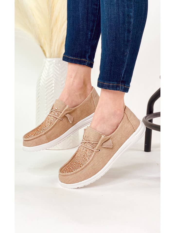 Naughty Monkey - Wholesale Slip On Sneakers - Women's - Maco Water Drop Sneaker in Rose Gold3