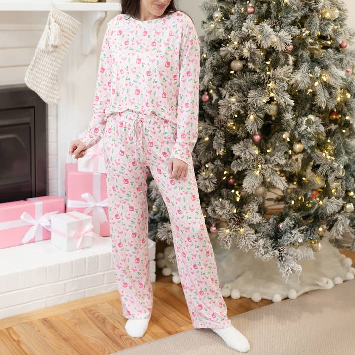 Pants Set Annie Holiday Cocktails for wholesale by Mary Square