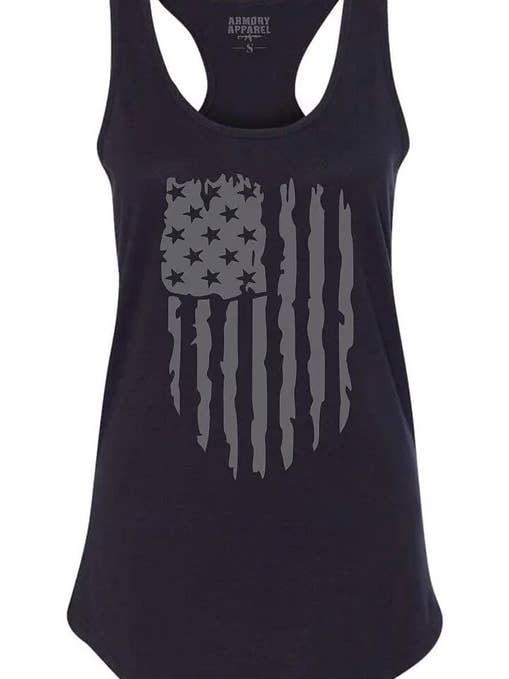 Tattered Flag Ladies BattleTank for wholesale by The Armory