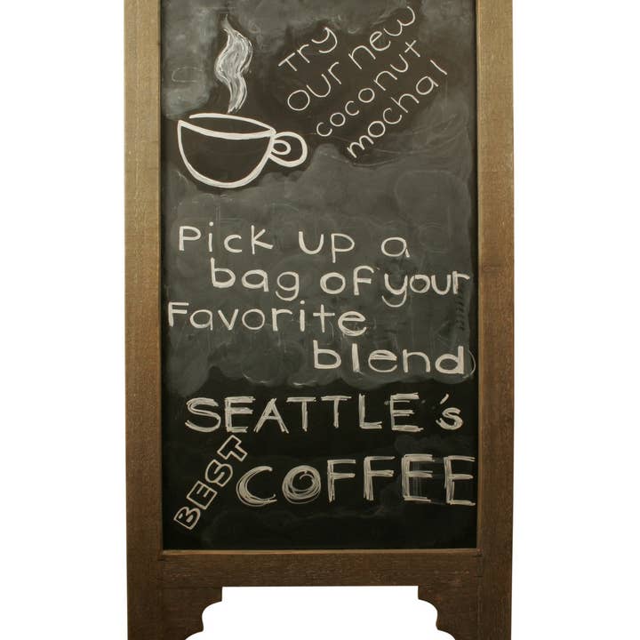 WALD IMPORTS - Wholesale Chalkboard - DisplayWood/ Chalk Board Sign3