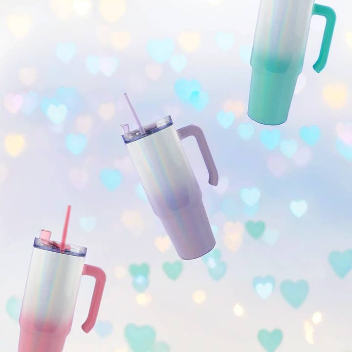 Hogg Outfitters - Wholesale Insulated Mug/Tumbler - 30oz SUBLIMATION HOLOGRAPHIC GRIPPY TUMBLER26