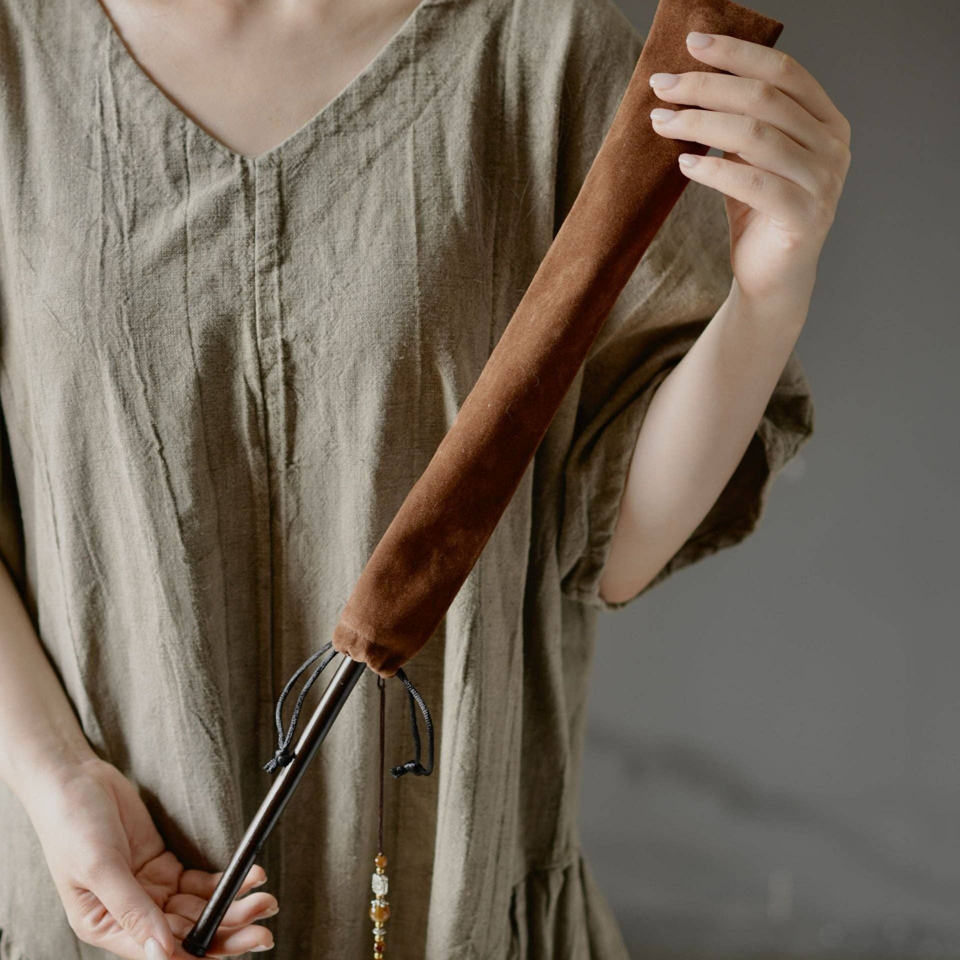 Gohobi （We cover U.S. import duties） - Wholesale Handheld Folding Fan - Gohobi Handwoven Bamboo Waist Fan3