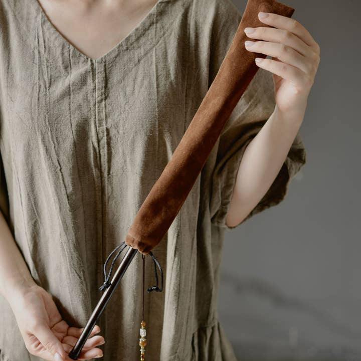 Gohobi (We cover U.S. import duties) - Wholesale Handheld Folding Fan - Gohobi Handwoven Bamboo Waist Fan3