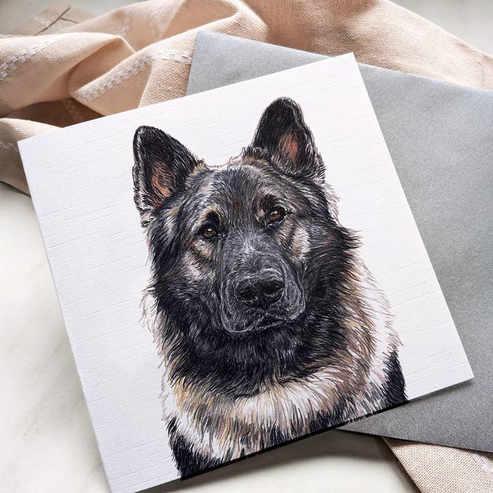 Tarjeta de Felicitación para Cualquier Ocasión / Solo para Decir del Pastor Shiloh para venta al por mayor de Amber Marie Studio