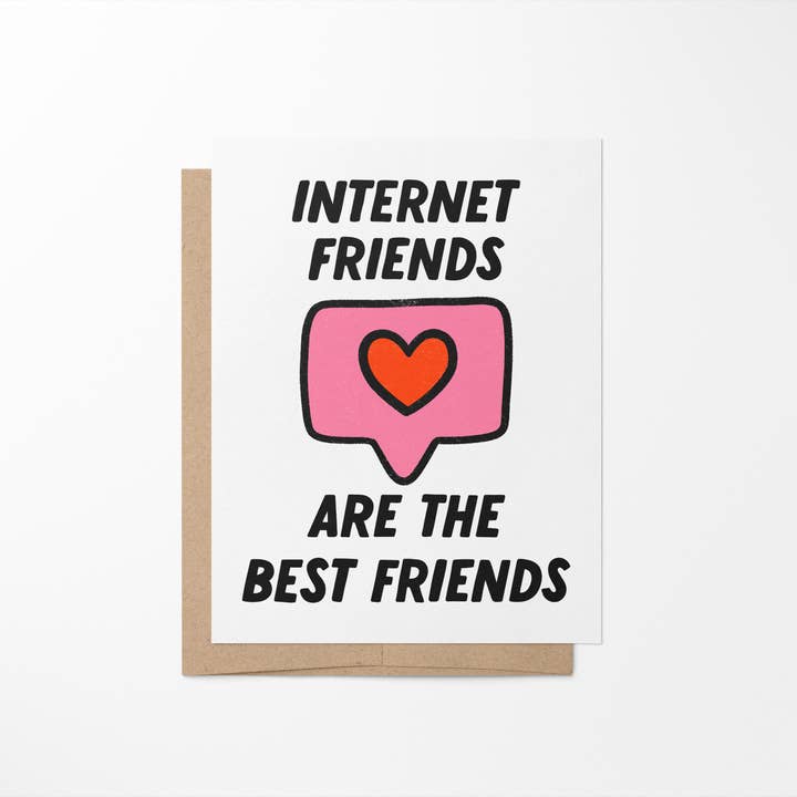 MangoIllustrated - Venta al por mayor Tarjetas de amistad - Tarjeta de felicitación de amigos de Internet