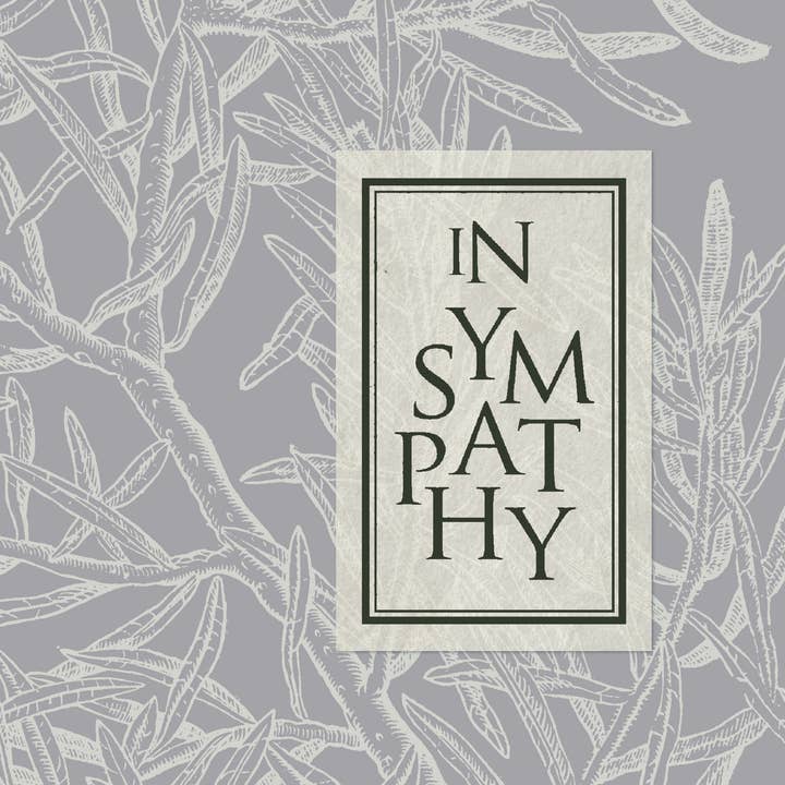 Pictrix Design - Wholesale Sympathy Card - "Wild rosemary" A6 sympathy card 4