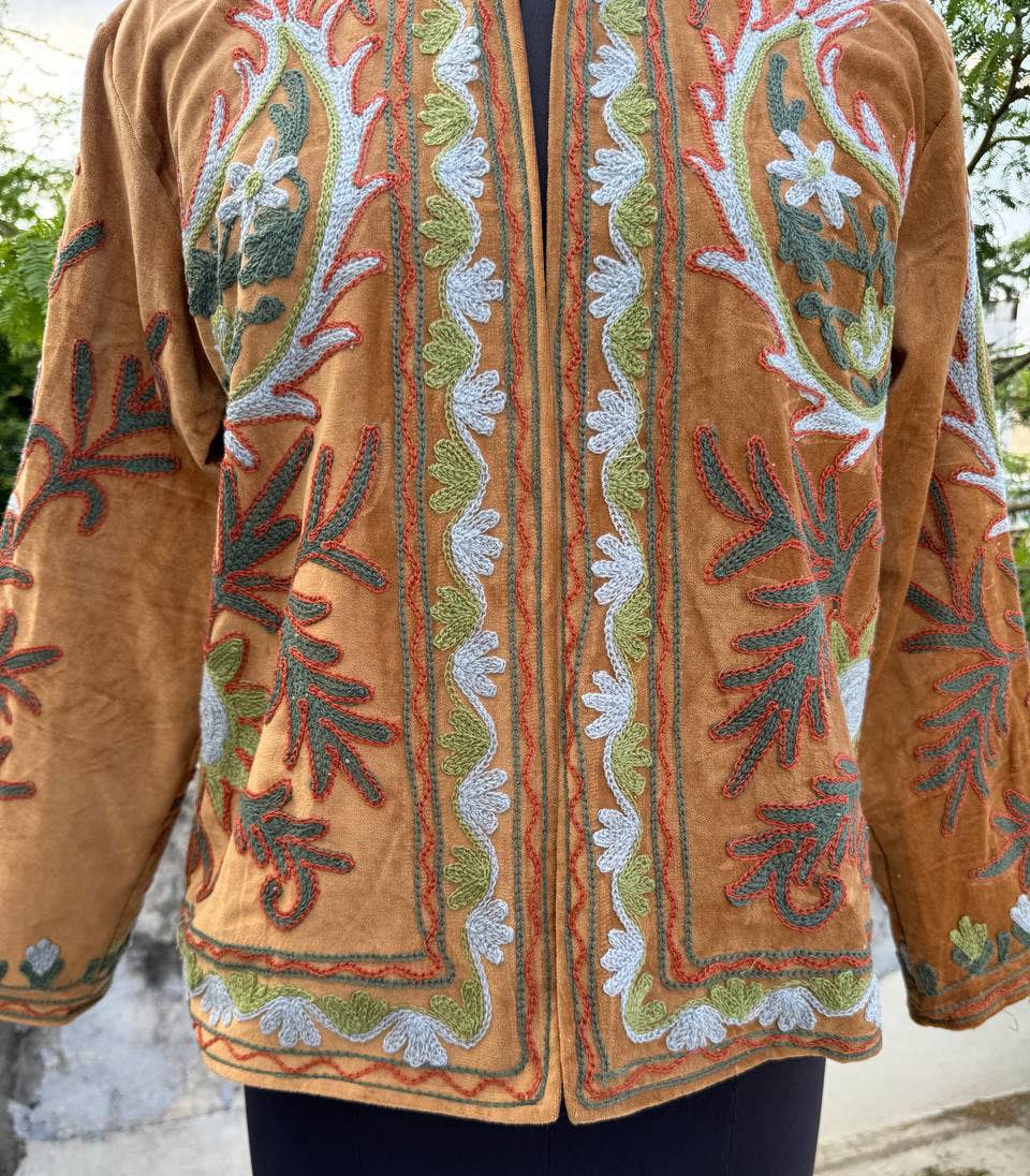 bhavnas boutique - Wholesale Jacket - Women's - Traditional Suzani Embroidery Jacket Cotton Coat Jacket 3