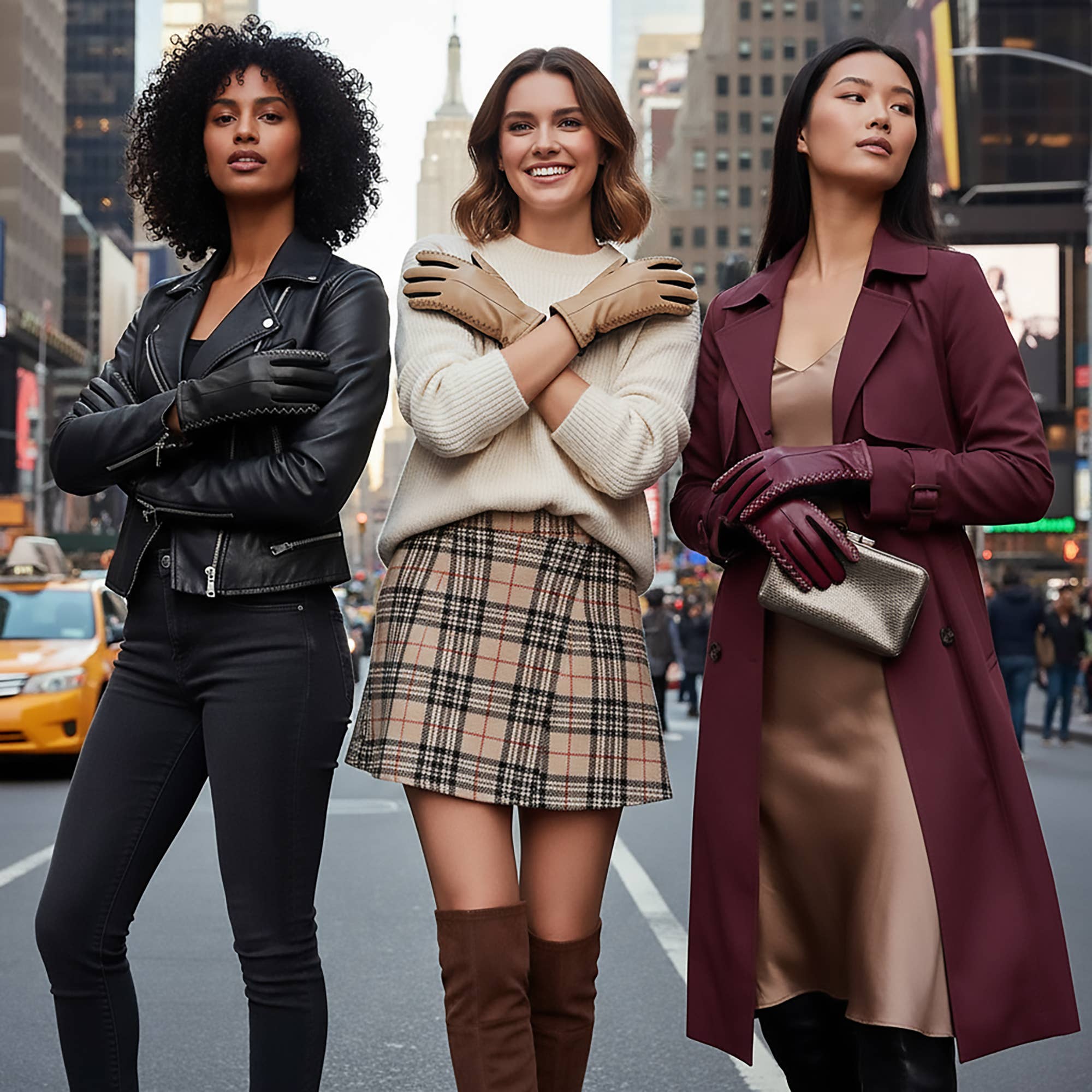 Justin Gregory Inc - Vendita all'ingrosso Guanti - Donna - Guanti in Finta Pelle KIM7