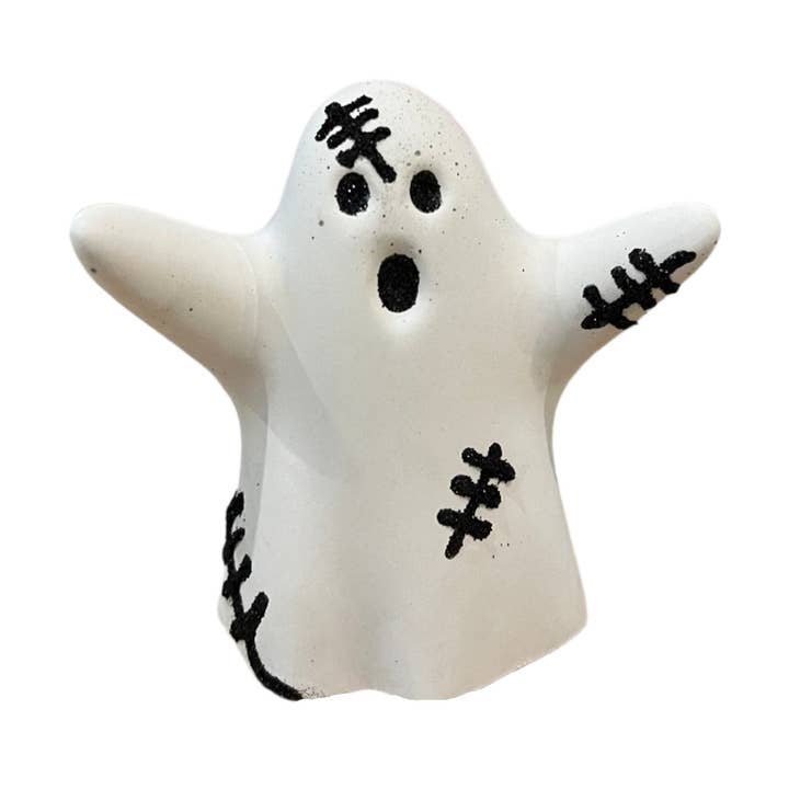 Halloween Ghost Figurine with Stitches for wholesale by Love Nene
