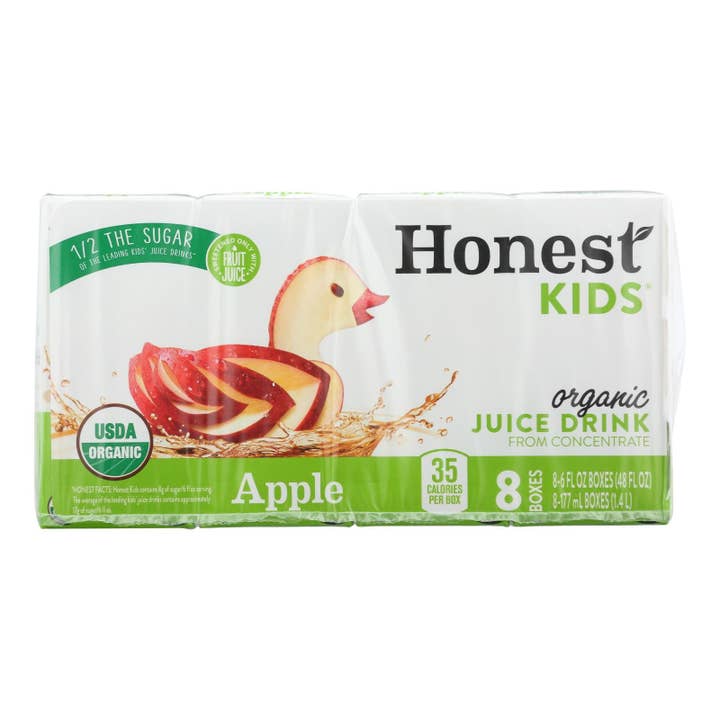 Everyday Supply Co - Wholesale Fruit Juice - Honest Kids - Juice Drink Apple - Case Of 5 - 8/6 Oz