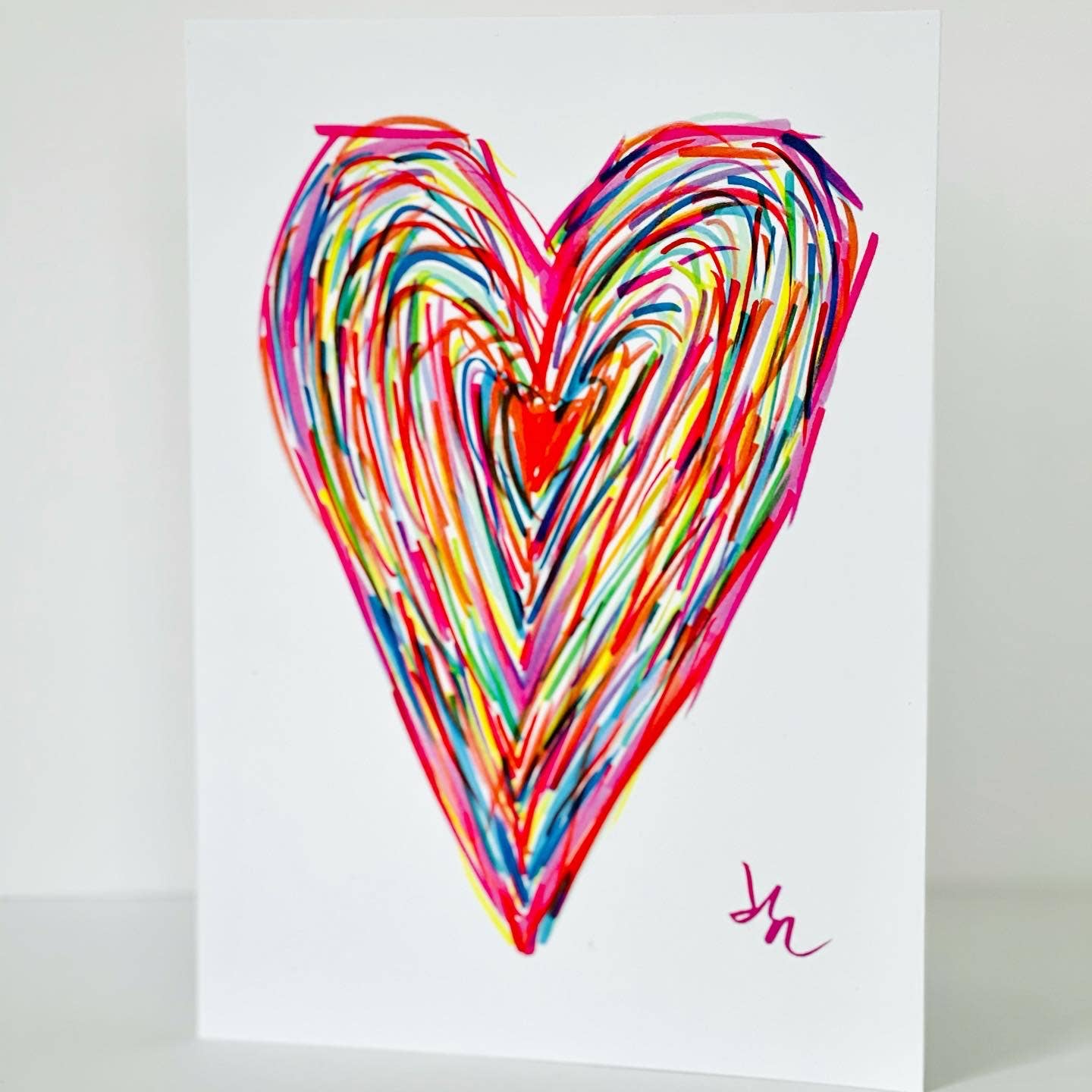 Gallery of Good® - Wholesale Love Card - "Mon Coeur No. 2" Fine Paper Card w/envelope1