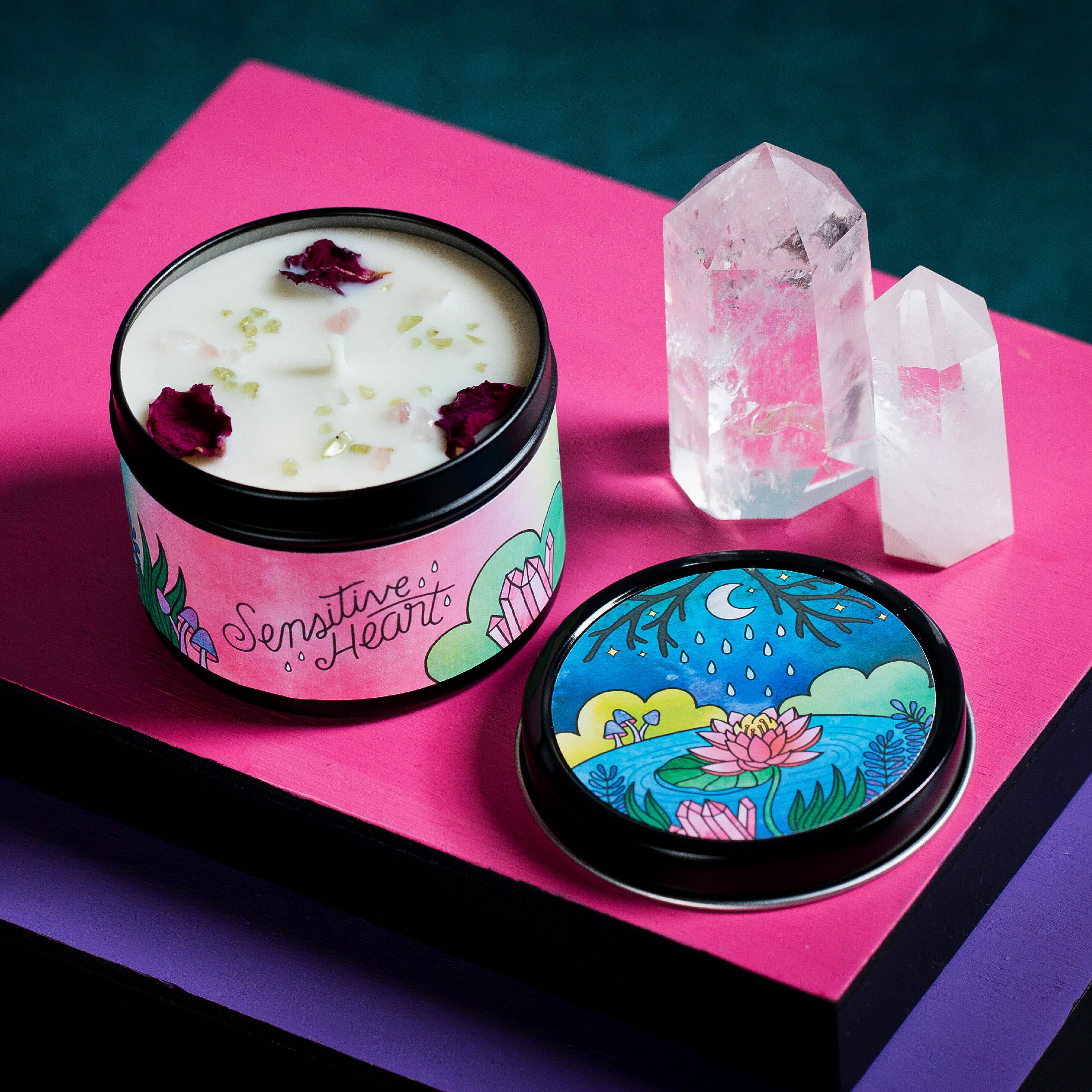 Rachel Beyer - Wholesale Travel Candles - Sensitive Heart Aromatherapy Candle - Floral & Citrus8