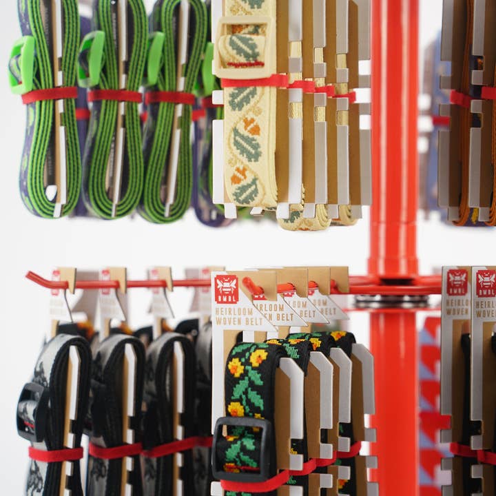 BMBL Belts - Wholesale Retailer Display - Accessories - Rotating Wire Display1