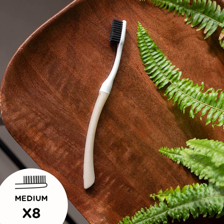 Zahnbürste mit auswechselbarem Kopf — Edith Saint-Jacques für den Großhandel von Bioseptyl-1845-Empreinte