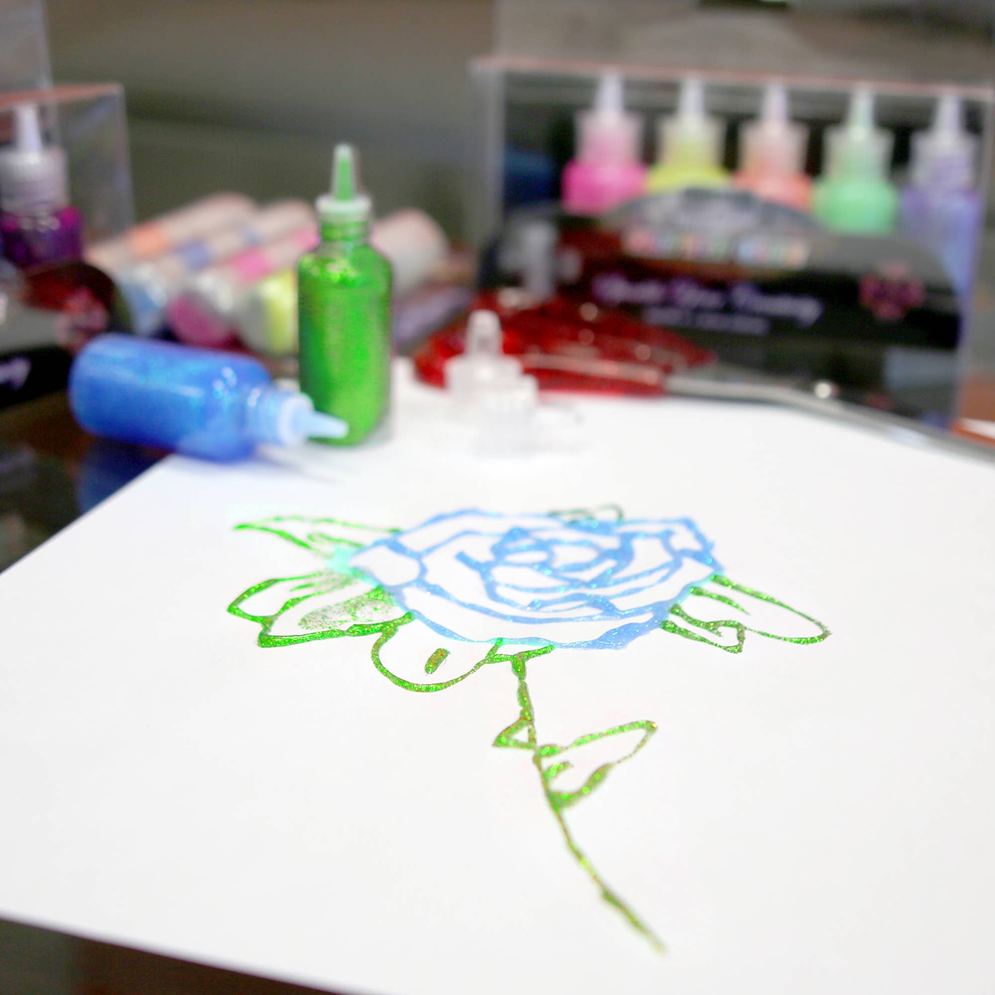 BAZIC Products - Wholesale Glitter - Glitter Glue 20 mL (6/pack) Classic Color6