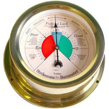 Euro Brass Marine Fishing Barometer for wholesale by Trintec Industries Inc.