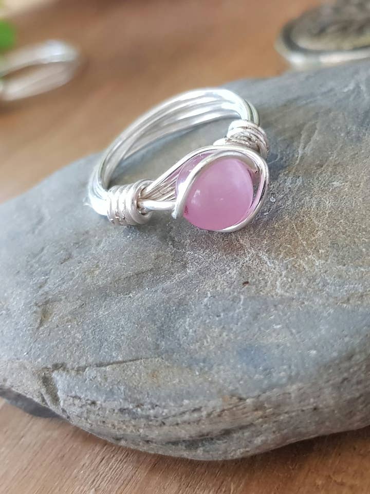Anillo curativo para ojos de gato rosa para venta al por mayor de nls emporium