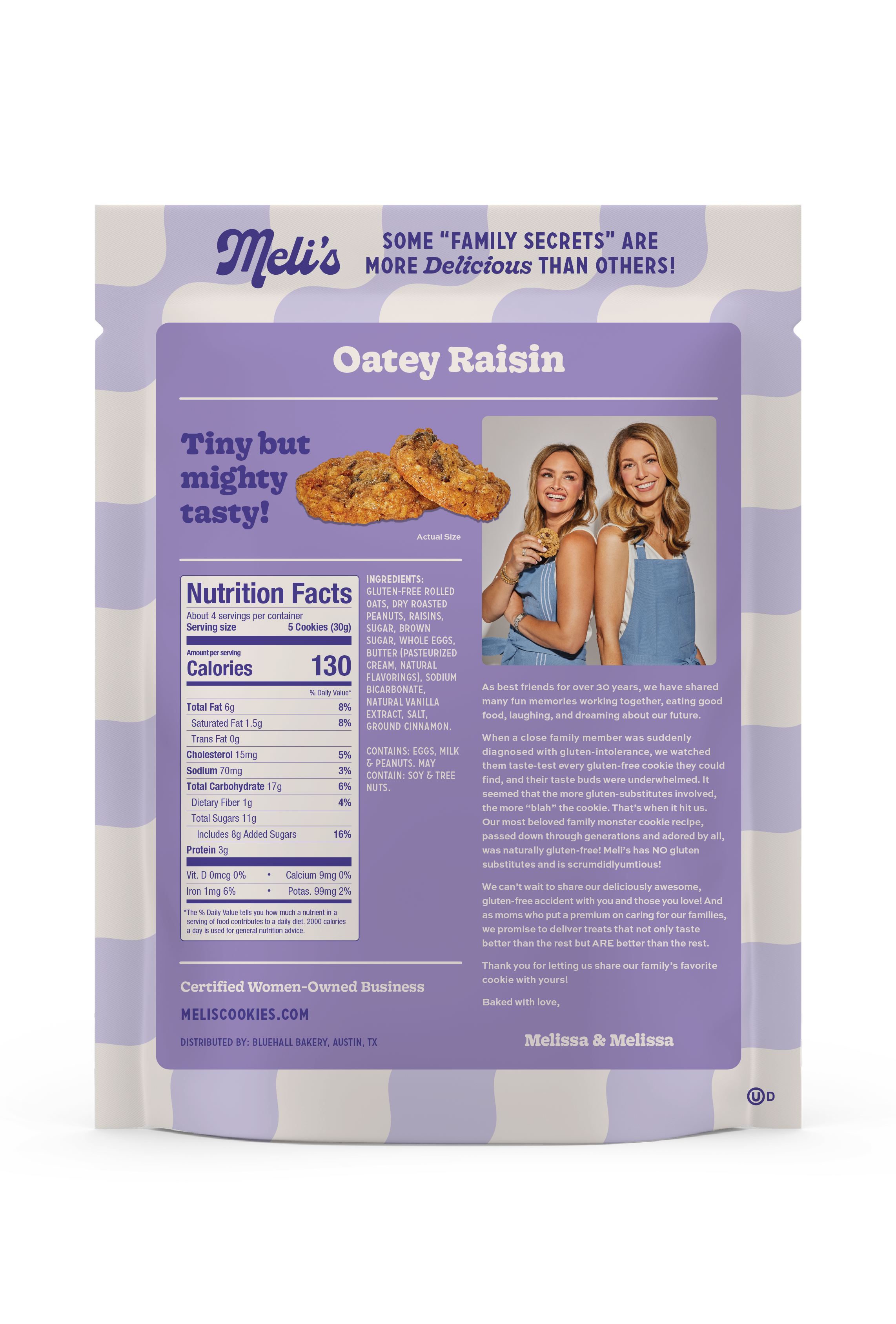 Meli's Cookies - Wholesale Cookie - Oatey Raisin Mini Cookies5
