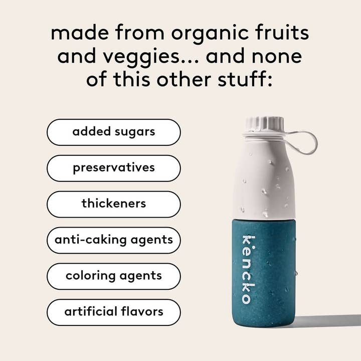 kencko - Wholesale Powdered Health Drink - Blues Organic Fruit & Veggie Smoothie Mix (4 smoothies)2