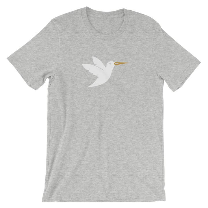 White Birdie T-Shirt for wholesale by Birdie Threads