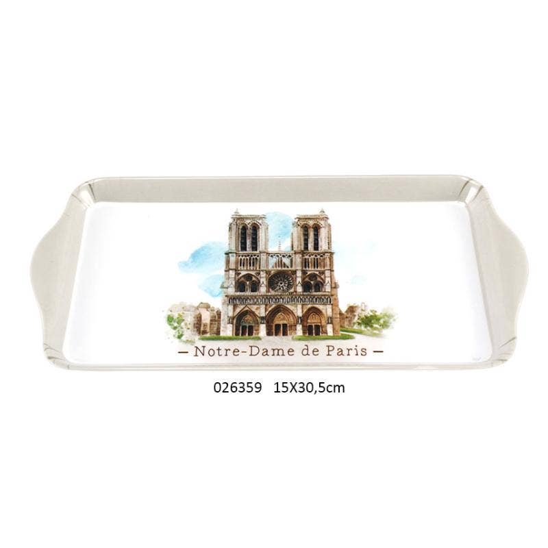 Faye - Wholesale Decorative Tray - 'Notre Dame' Tray 15 X 30.5 cm0