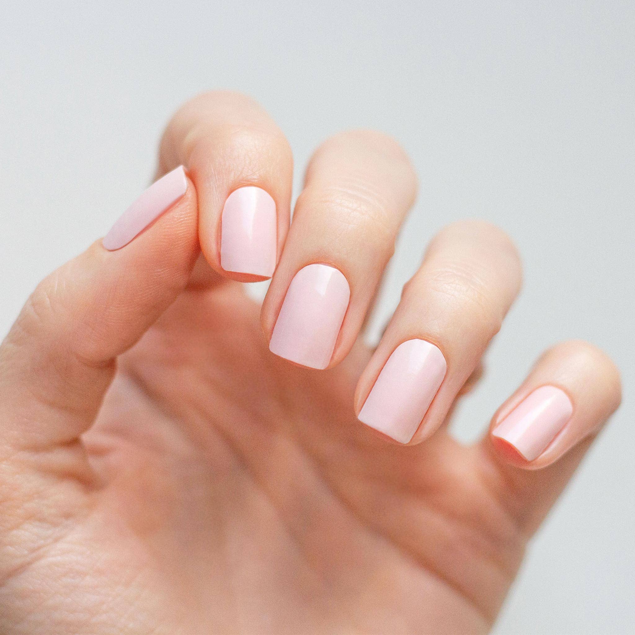 AVOA Beauty - Vendita all'ingrosso Nail art/decalcomania unghie - Marshmallow - 16 fasce per unghie adesive rosa chiaro1