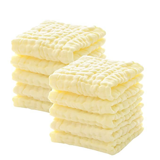 Zsa Zsa & LoLLi Monogram Blanks - Wholesale Burp Cloth - Baby - Muslin 6 Layer Burp Cloth ($4 ea) (pk of 5)3