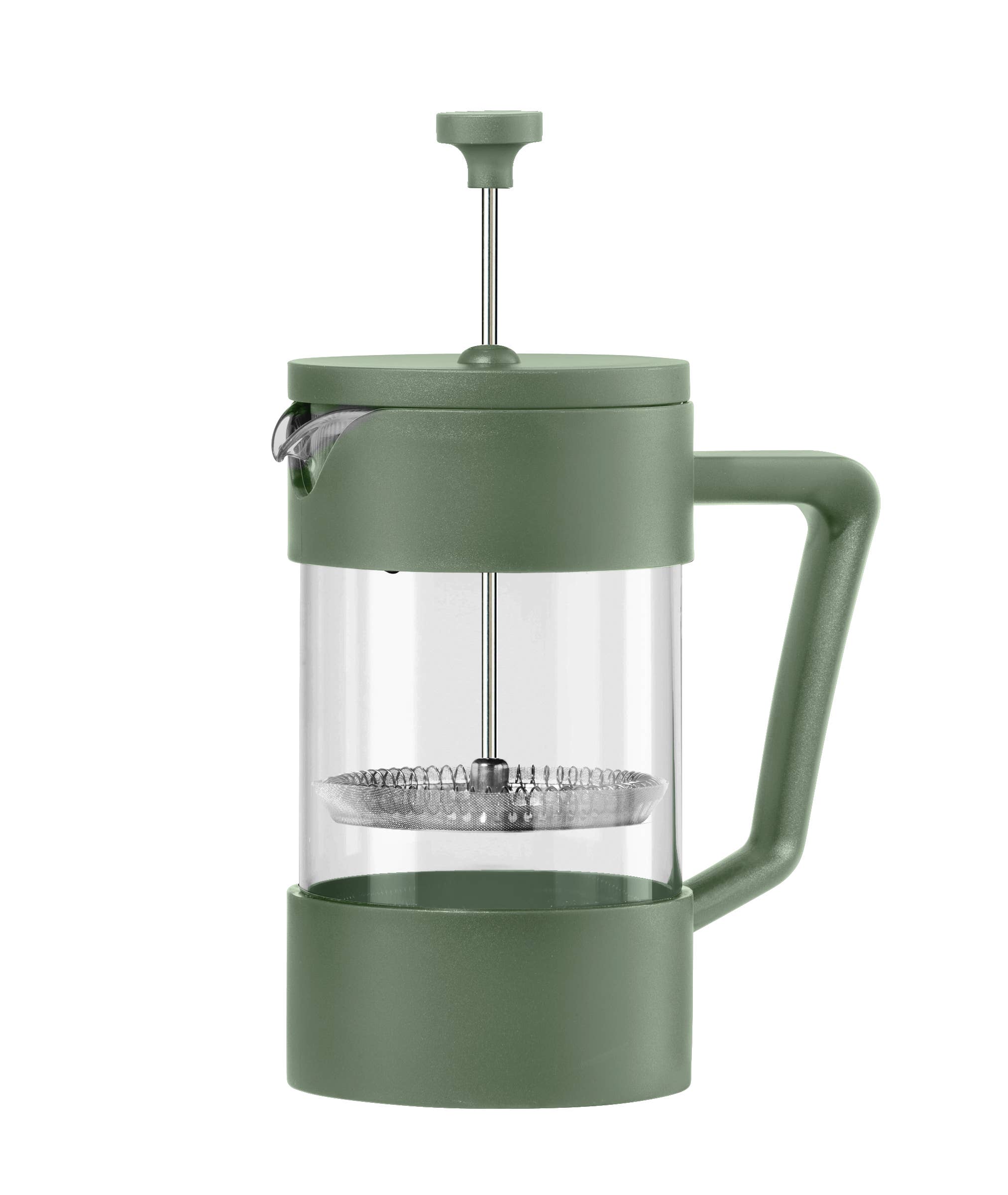 Oggi - Vendita all'ingrosso Caffettiere French press - Caffettiera a stantuffo in vetro borosilicato da 5 tazze (600 ml, 20 oz)3