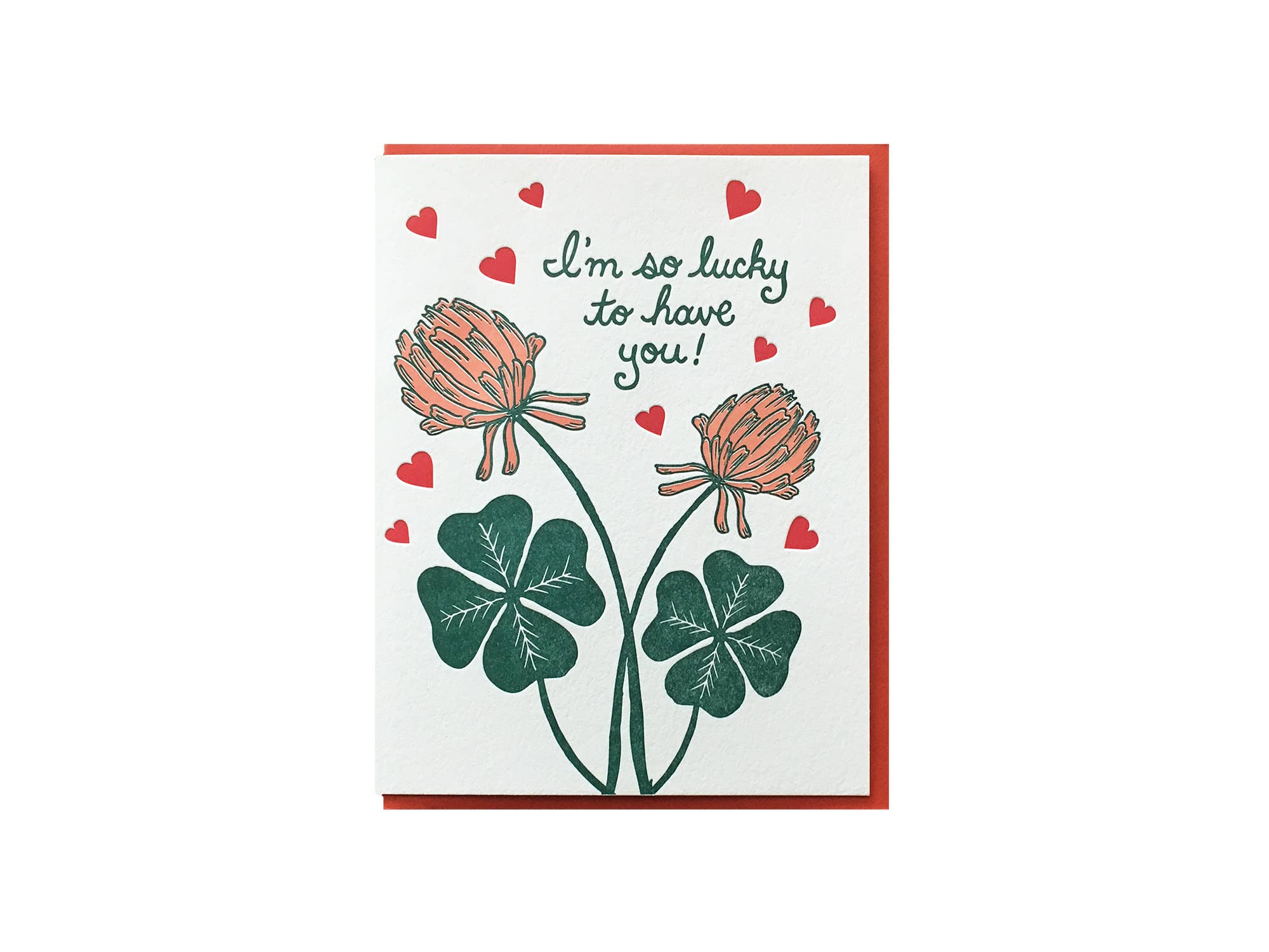 Noteworthy Paper & Press - Wholesale Love Card - Lucky Clover Card