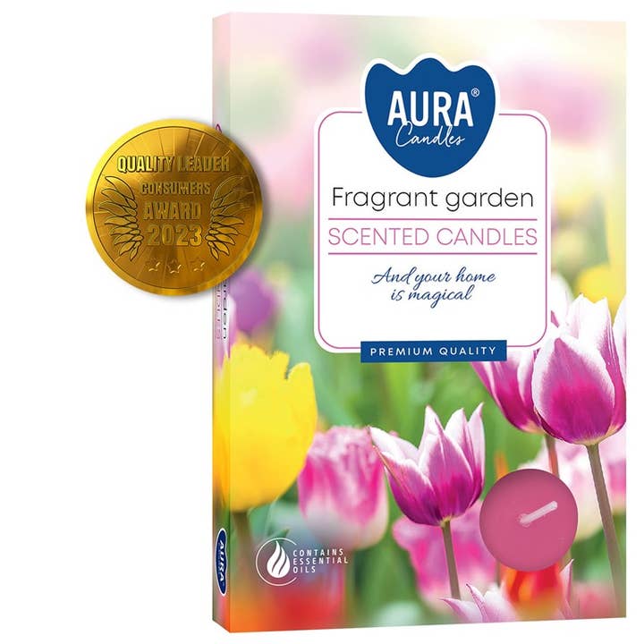 Tea Light 6 Scented Garden Candles 4h (12 pcs) for wholesale by Esoterica Arte