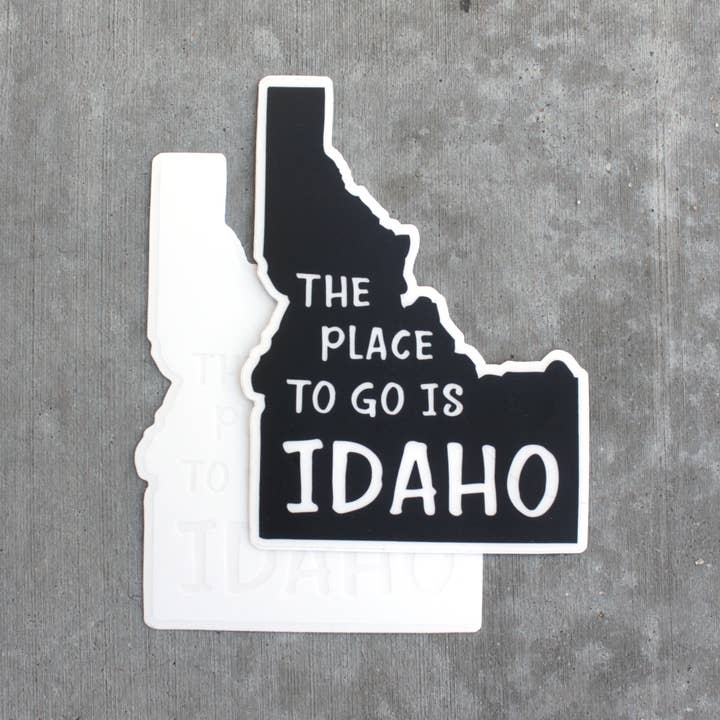 Little Studio Collective - Wholesale Sticker - CLEAR Idaho Place to Go Sticker 3