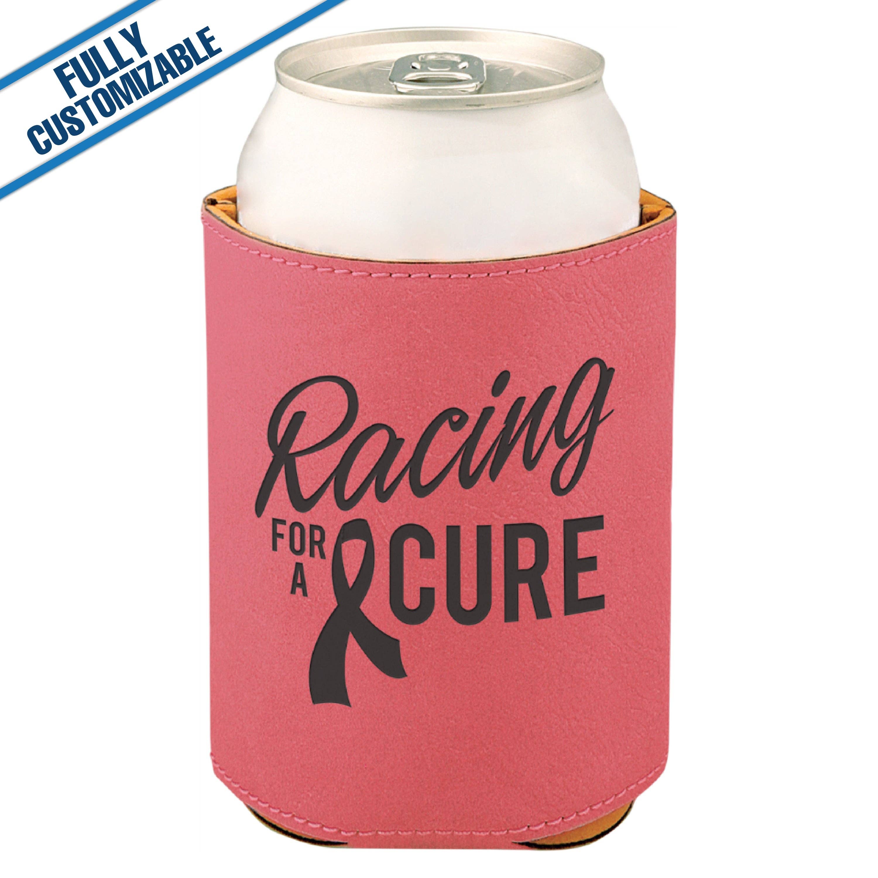 GiftWorksPlus - Vente Housses de boisson - 12 oz. Porte-boisson en similicuir gravé personnalisable7