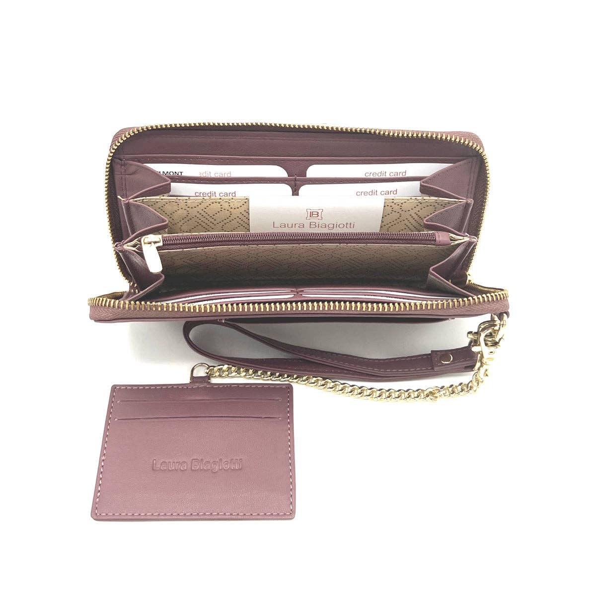 Suie Valentini srl - Wholesale Wallet - Women's - Genuine leather wallet, for women, Laura Biagiotti, art. LB25760-195