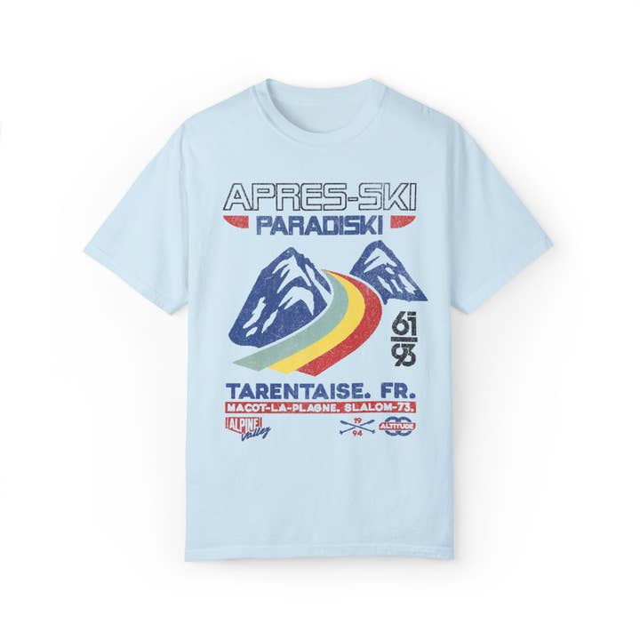 KILLER RETRO - Wholesale Screen Printed T-Shirt - Unisex - Vintage Apres-Ski Retro Graphic T-shirt5