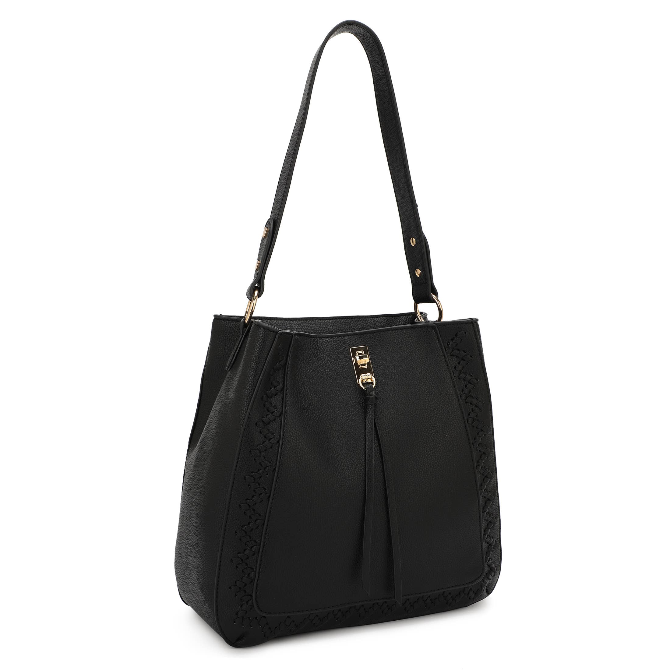 KAYLA+AVA - Wholesale Schoudertas - Dames - JEAN WHIPSTITCH SCHOUDERTAS0