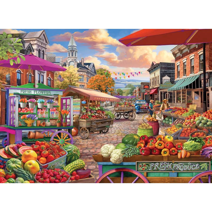 Eurographics Puzzles USA - Vente Puzzle – adulte - Jour de marché1