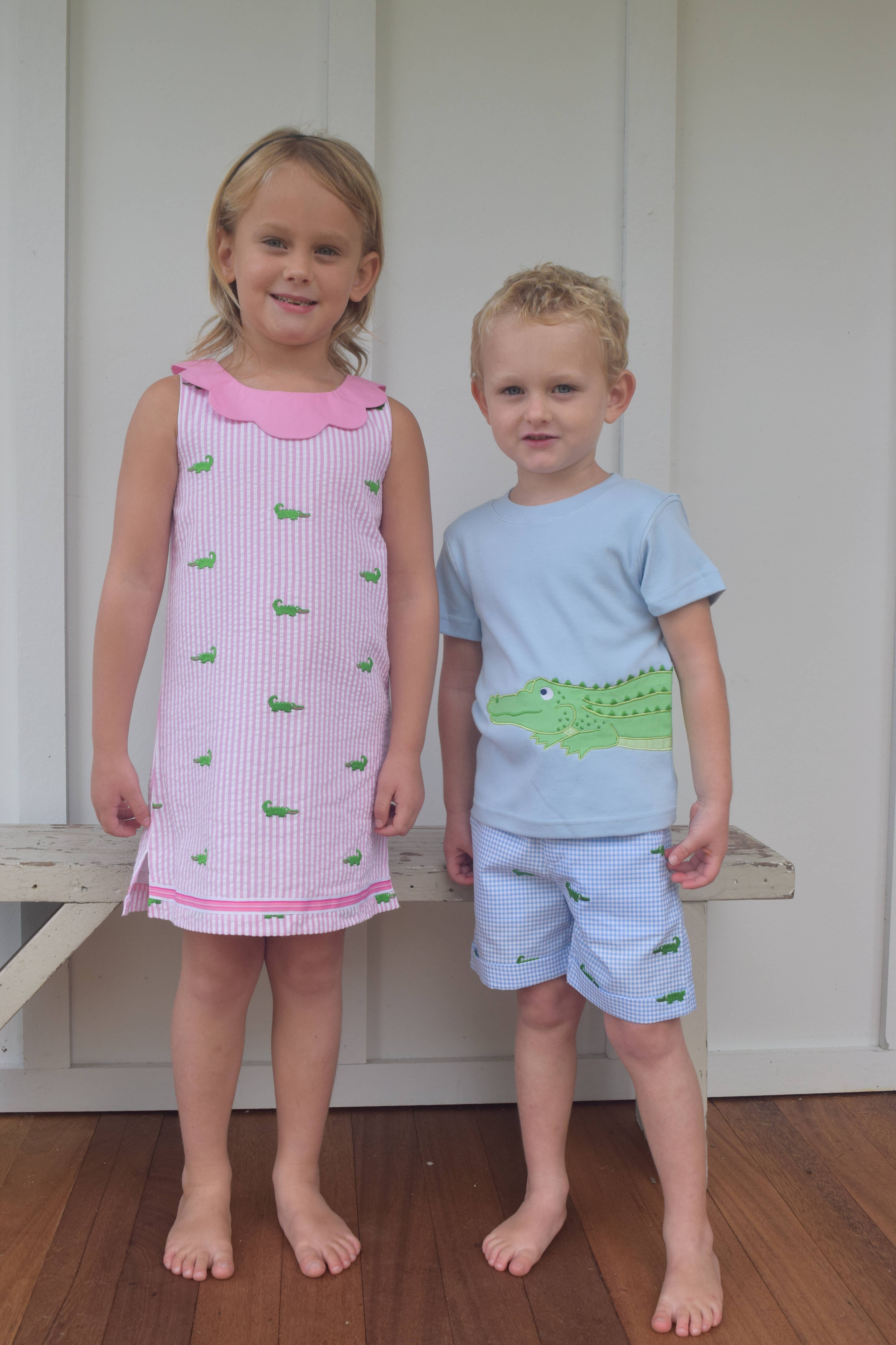 Cotton Kids – Vestido - Crianças por atacado – Vestido Alligator Shift