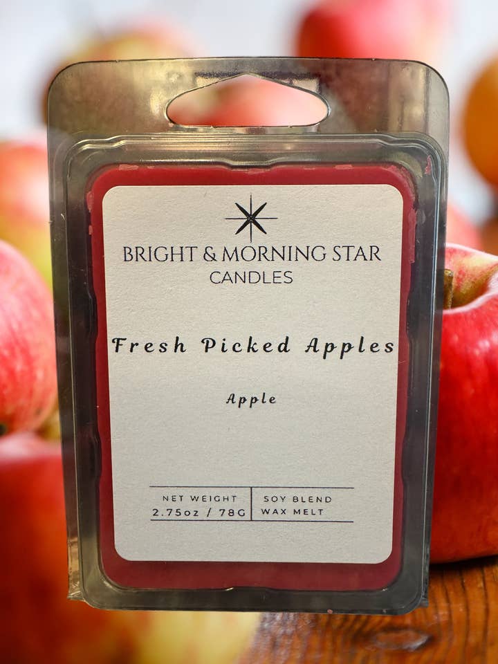 Fresh Picked Apples Wax Melt for wholesale by BRIGHT AND MORNING STAR CANDLES
