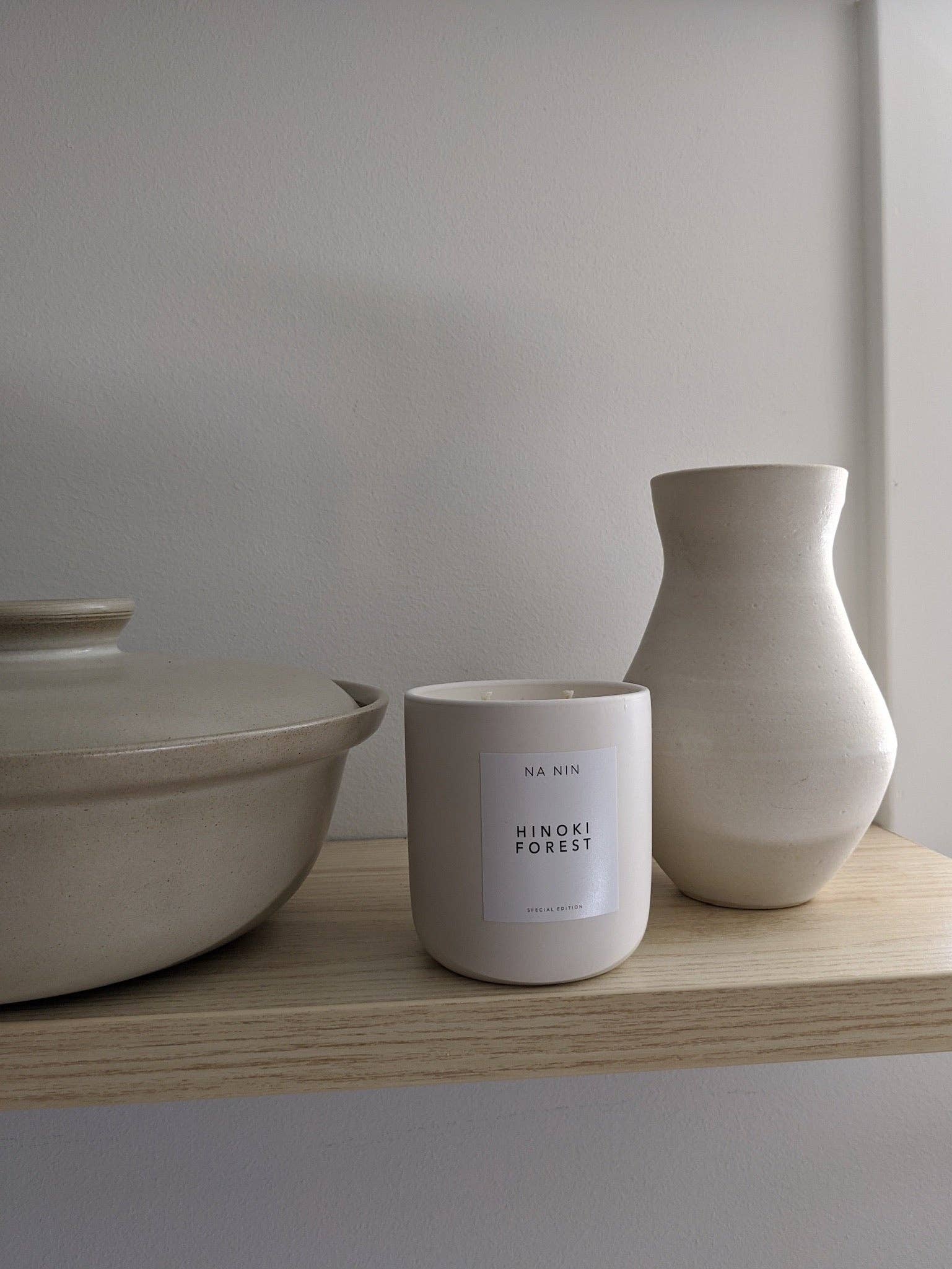 Na Nin - Wholesale Jar/Filled Candle - Hinoki Forest Candle / Available in Multiple Sizes9