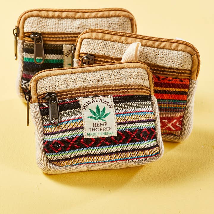 Natural Hemp and Gheri Zip Purse and other Purchase Wholesale natural fabric. Free Returns & Net 60 Terms on Faire trending on Faire.
