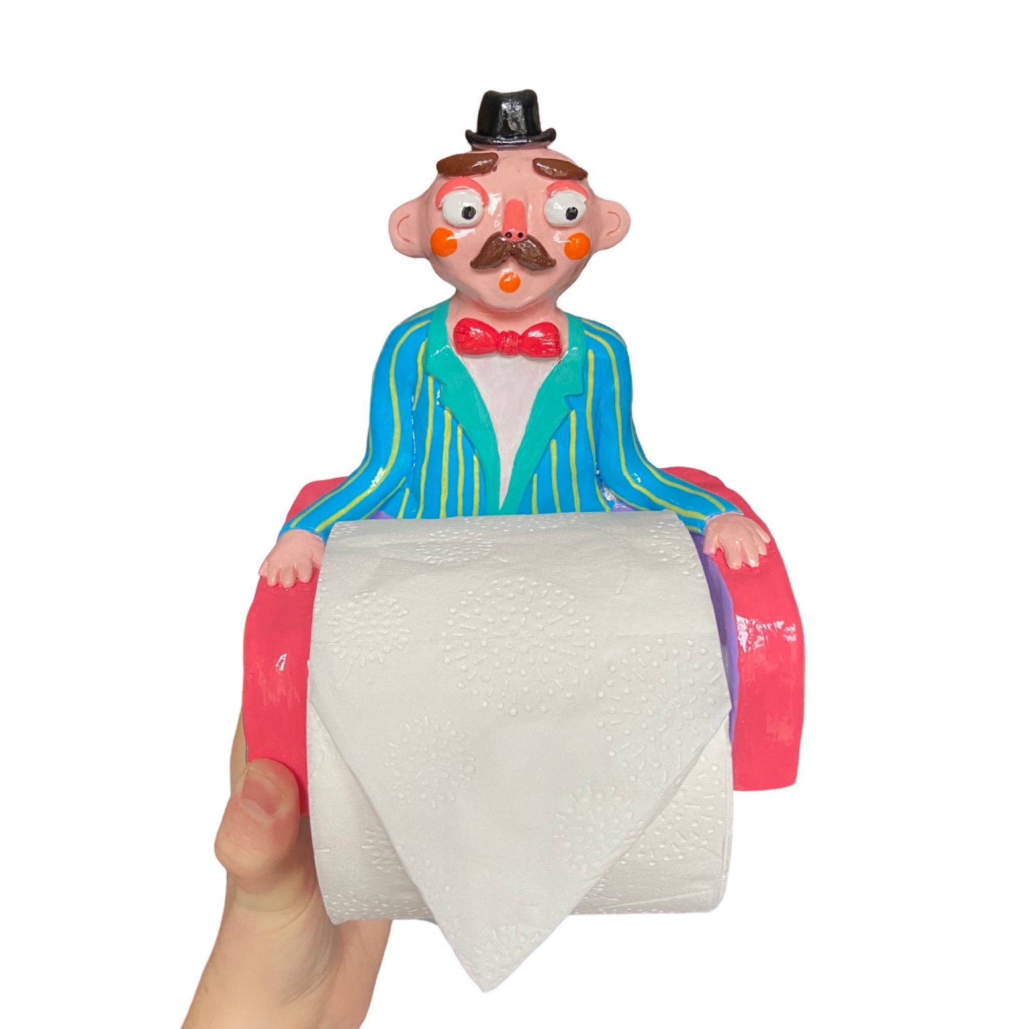 PonkyWots – wholesale Toilet paper holder – 'Barnaby' The PonkyWot Butler Toilet Roll Holder6