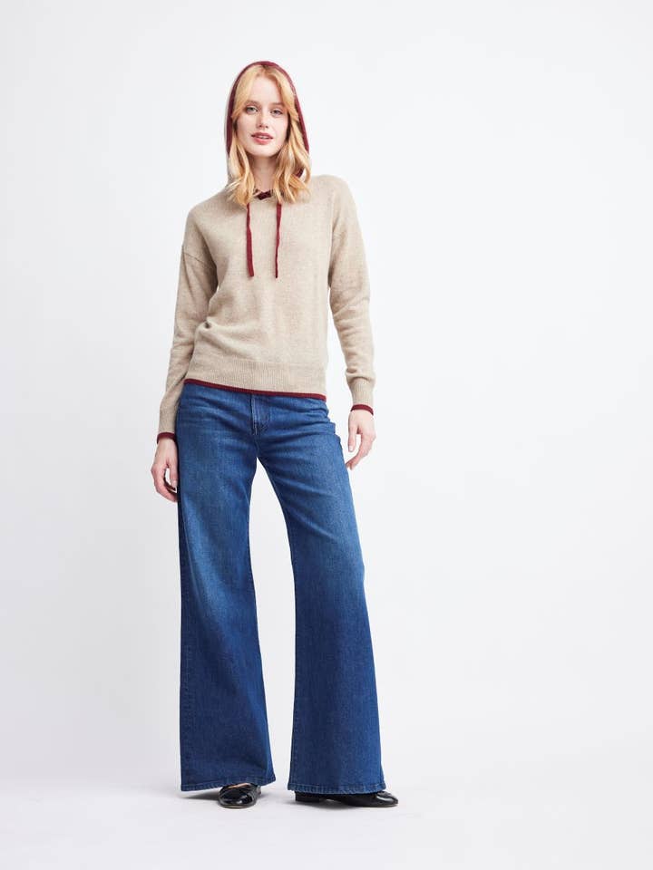 Ali Cashmere Hoodie Sweater for wholesale by Self Contrast