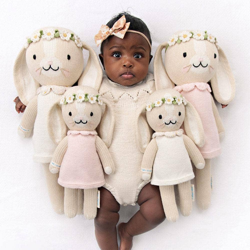 cuddle+kind - Wholesale Doll - Kids - Hannah the bunny (ivory), gives 10 meals6