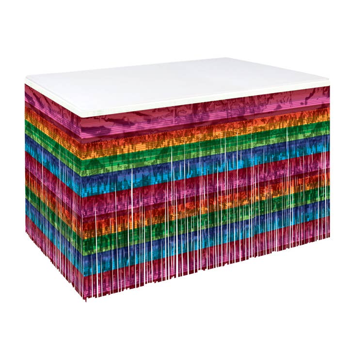 Saia de Mesa Metálica Brilhante de 1 Camada, 76 cm x 4,27 m por atacado de Beistle