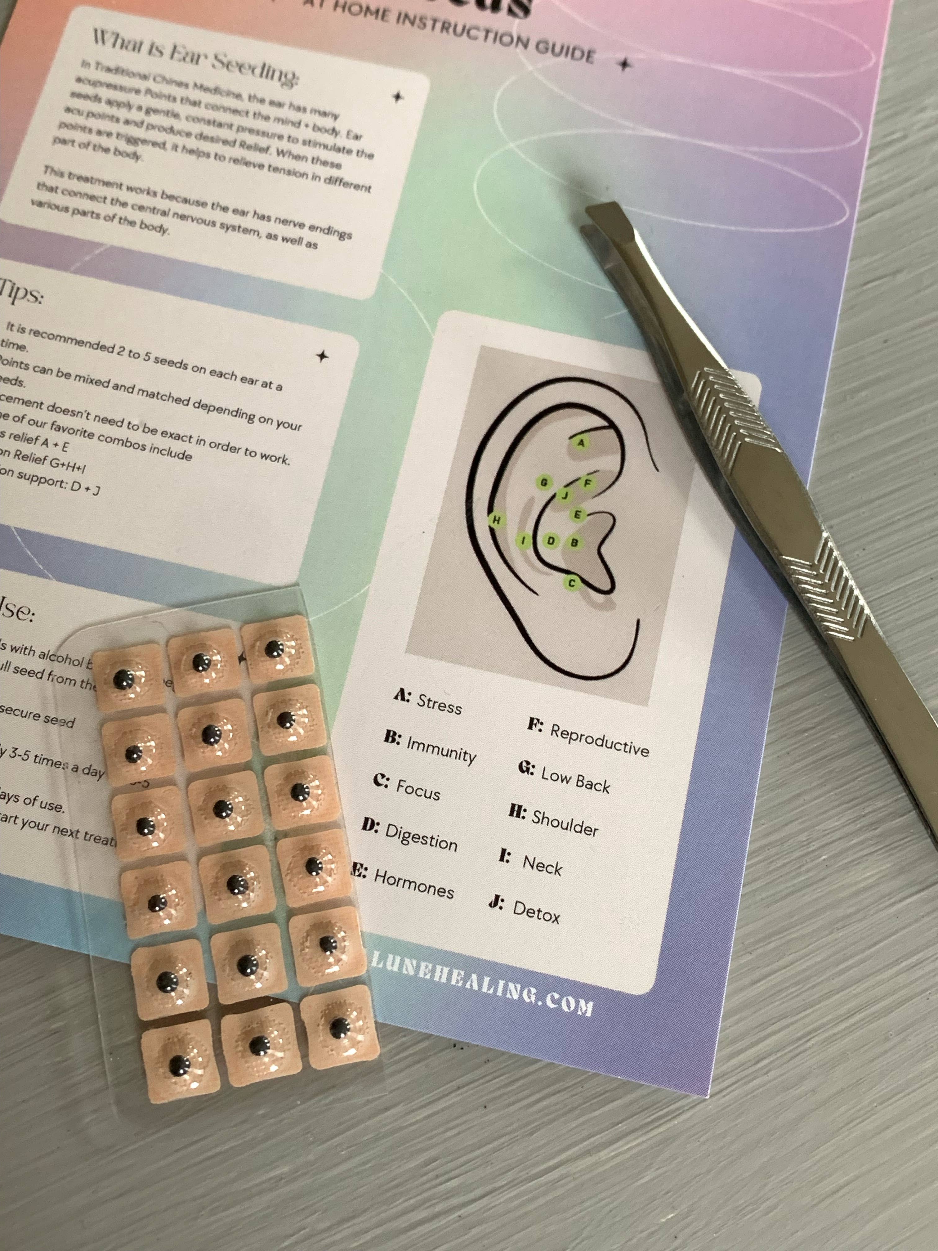 La Lune Healing - Wholesale Acupuncture supplies - Ear seeding / Acupressure At Home Kit 12pc3