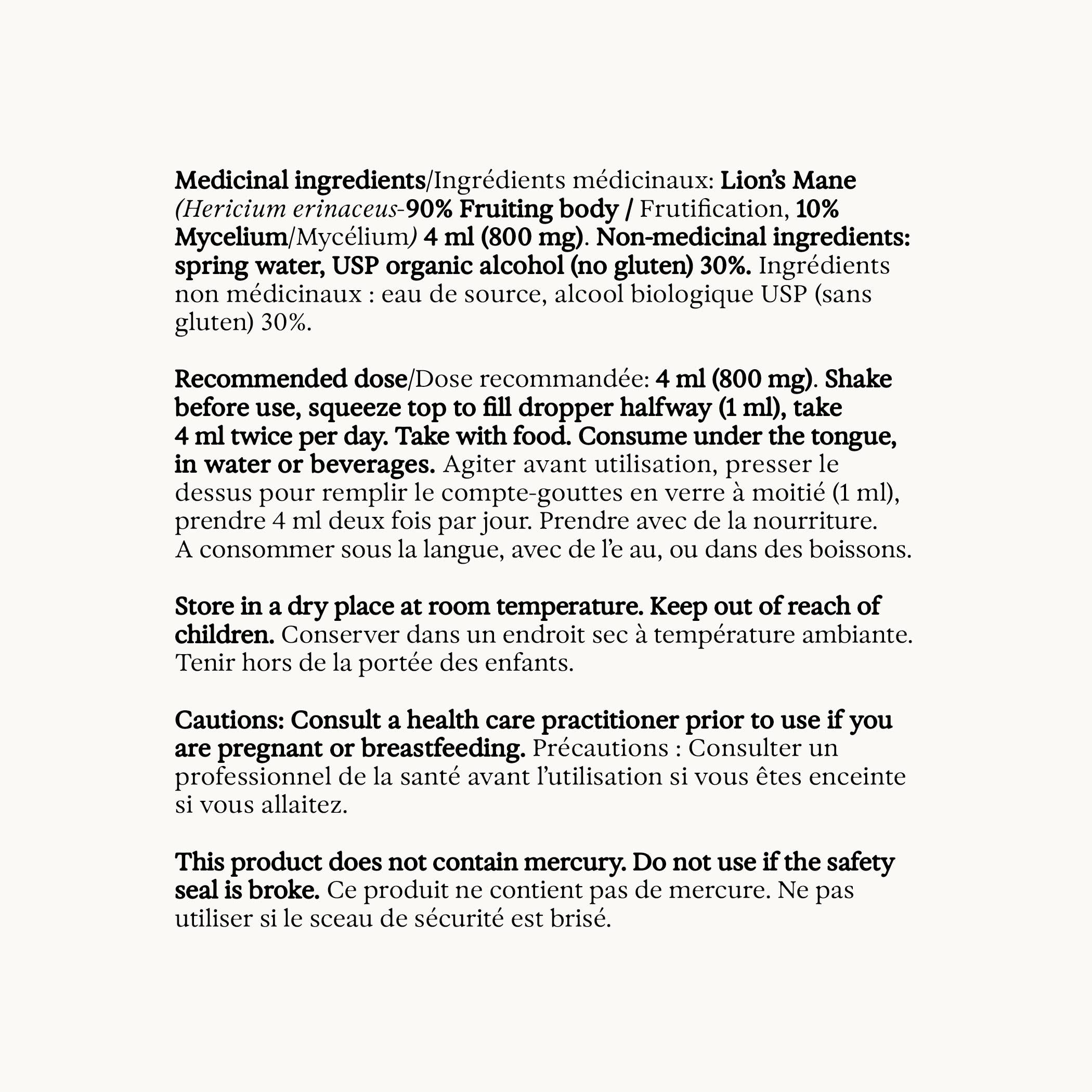 Rainbo Canada - Vente Teinture - Teinture à double extrait de crinière de lion2