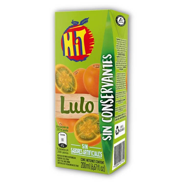 Jugos Hit - Sabor Lulo - 200 ml/7 oz-Pack Por 24 unidades - Bebida de Frutas en Caja for wholesale by JETa Imports