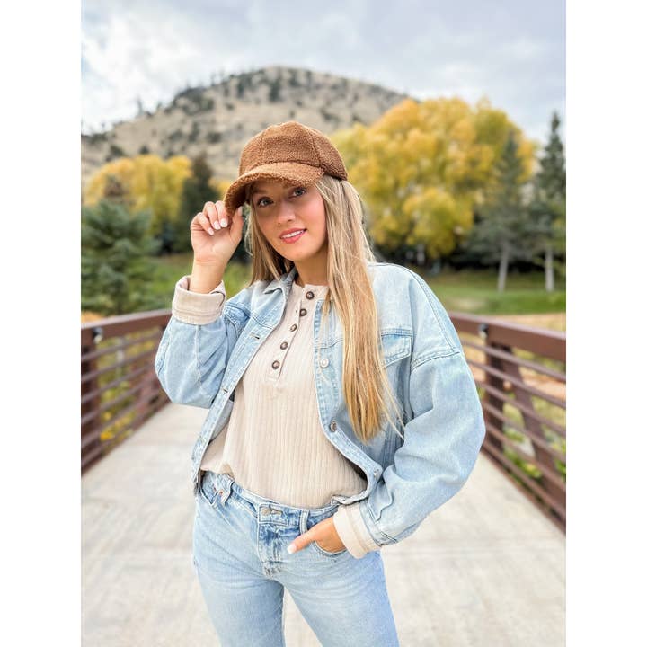 Solid Sherpa C.C Ball Cap BA4039 for wholesale by C.C Beanie