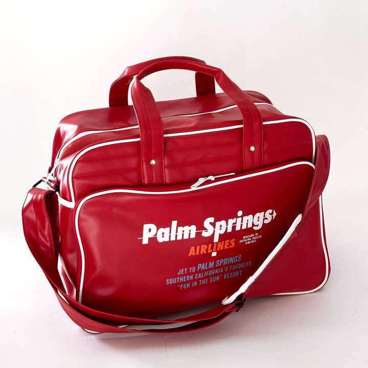 Palm Springs Airlines Weekendtas - Rood voor wholesale door Destination PSP