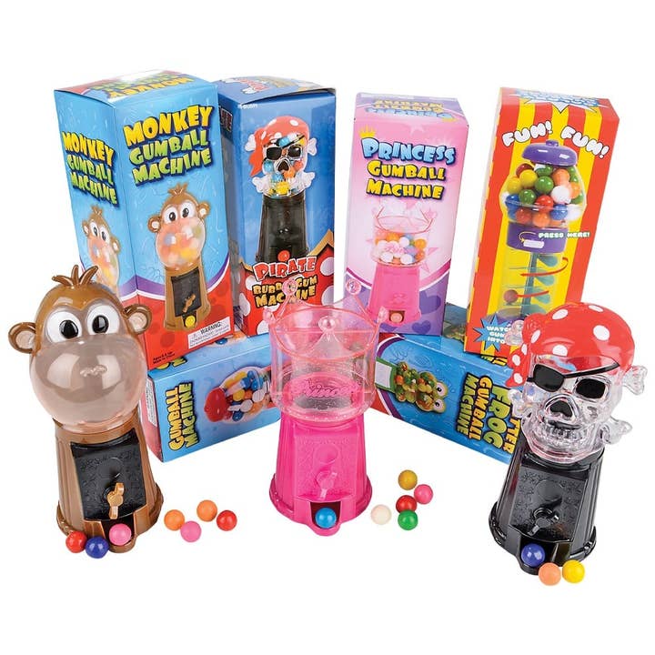 La Luna Bella - Toys - Wholesale Classic Toy - Kids - 36PC 7.5" GUMBALL MACHINE ASSORTMENT #2 LLB kids toys1